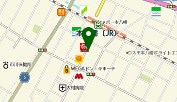 すき家 本八幡駅南口店の地図画像