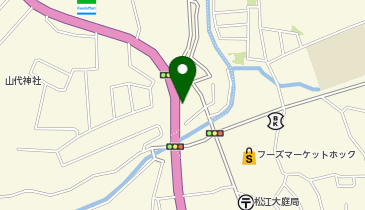 すき家 432号松江古志原店の地図画像