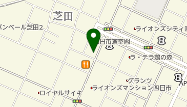 すき家 四日市芝田店の地図画像