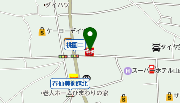 すき家 南アルプス桃園店の地図画像