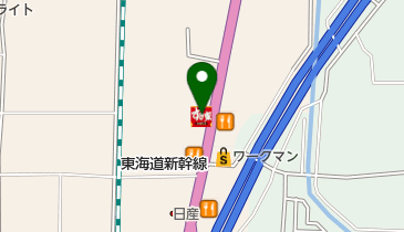 すき家 171号向日店の地図画像