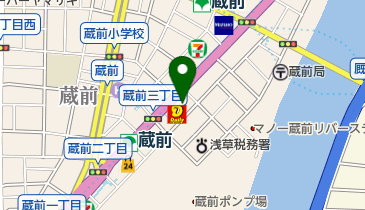 すき家 蔵前駅前店の地図画像