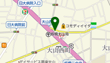 すき家 ハッピーロード大山店の地図画像