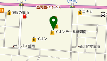 すき家 イオンモール盛岡南店の地図画像