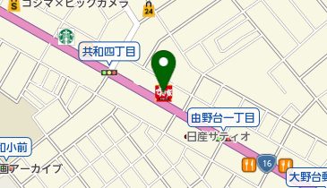 すき家 相模原共和店の地図画像