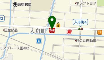 すき家 岐阜入舟店の地図画像