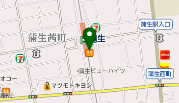 すき家 東武蒲生駅前店の地図画像