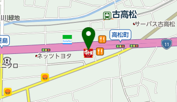 すき家 11号高松屋島店の地図画像