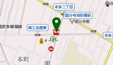 すき家 国分寺本多店の地図画像