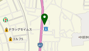 すき家 467号大和深見店の地図画像