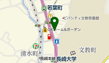 すき家 長崎大学前店の地図画像