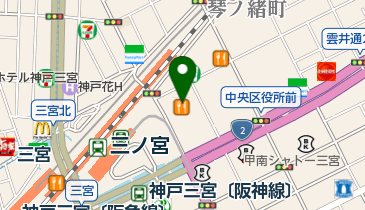 すき家 三宮駅東店の地図画像