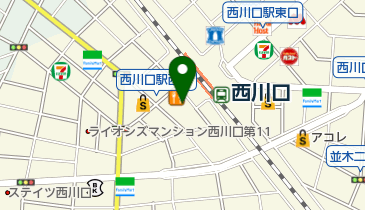 すき家 西川口駅前店の地図画像