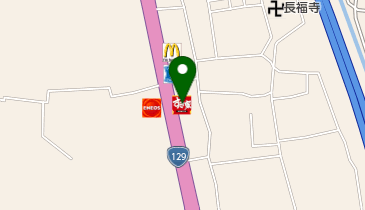 すき家 129号厚木山際店の地図画像