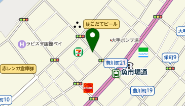日産レンタカー 函館ベイステーションの地図画像