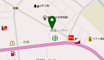 日産レンタカー 静内カウンター店の地図画像