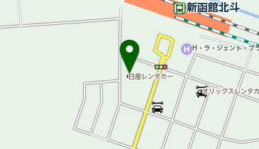 日産レンタカー 新函館北斗駅前店の地図画像