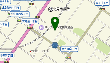日産レンタカー 北見南仲町ステーションの地図画像