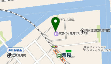 日産レンタカー 東京ベイ潮見プリンスホテルステーションの地図画像