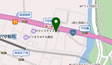 日産レンタカー 羽田空港店の地図画像