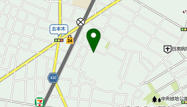 日産レンタカー 学芸大学駅北ステーションの地図画像