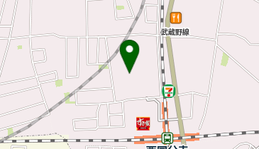 日産レンタカー 西国分寺駅前ステーションの地図画像