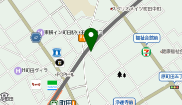日産レンタカー 町田店の地図画像