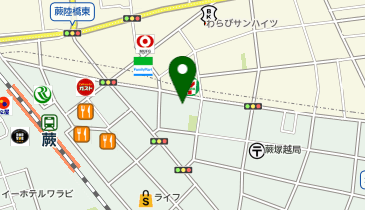 日産レンタカー 蕨駅東口ステーションの地図画像