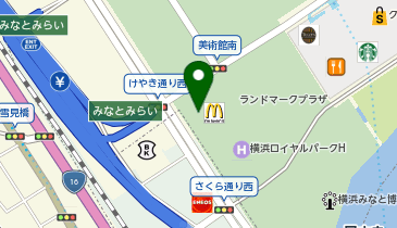 日産レンタカー 横浜ランドマークタワー店の地図画像