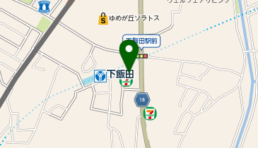 日産レンタカー 下飯田駅前ステーションの地図画像