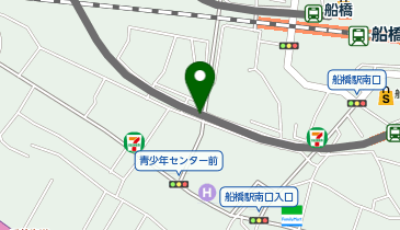 日産レンタカー 船橋駅南口店の地図画像