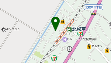 日産レンタカー 北松戸駅前ステーションの地図画像