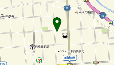 日産レンタカー 前橋駅前ステーションの地図画像