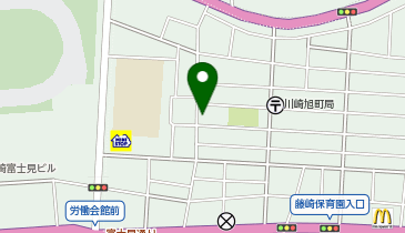 日産レンタカー 川崎旭町ステーションの地図画像