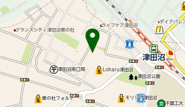 日産レンタカー 津田沼駅前ステーションの地図画像