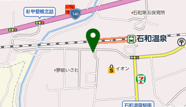 日産レンタカー 石和温泉駅前ステーションの地図画像