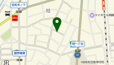 日産レンタカー 岡崎駅西口ステーションの地図画像