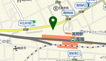 日産レンタカー 高岡駅前ステーションの地図画像