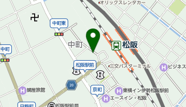日産レンタカー 松阪駅前ステーションの地図画像