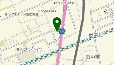 日産レンタカー 十三野中北ステーションの地図画像