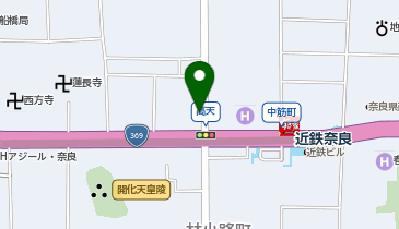 日産レンタカー 近鉄奈良駅前店の地図画像