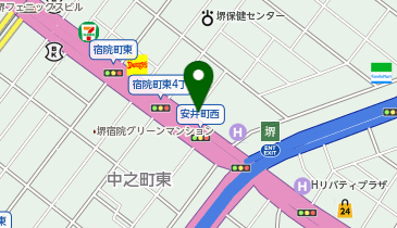 日産レンタカー 堺中央店の地図画像