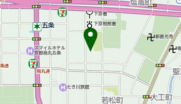 日産レンタカー 五条駅前ステーションの地図画像