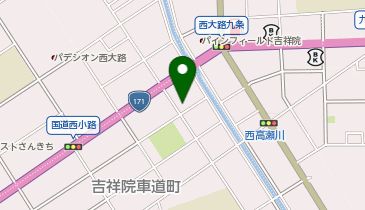 日産レンタカー 西大路駅南ステーションの地図画像