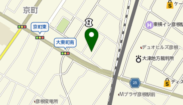 日産レンタカー 彦根駅西口ステーションの地図画像