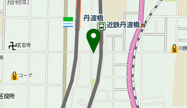 日産レンタカー 近鉄丹波橋駅前ステーションの地図画像