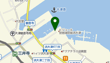 日産レンタカー びわ湖浜大津駅ステーションの地図画像