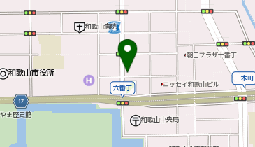 日産レンタカー 和歌山城前十番丁ステーションの地図画像