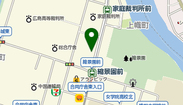 日産レンタカー 上八丁堀ステーションの地図画像