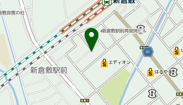 日産レンタカー 新倉敷駅前ステーションの地図画像